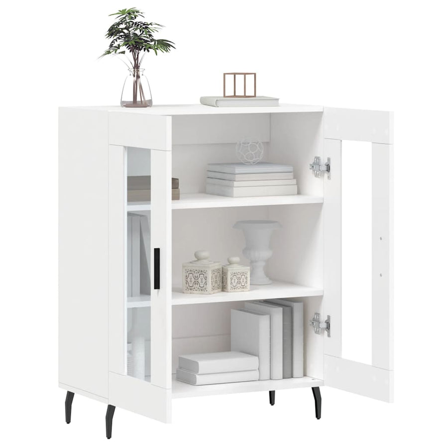 Dressoir 69,5X34X90 Cm Bewerkt Hout Wit