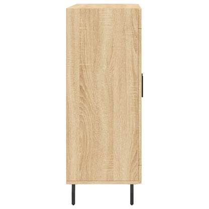 Dressoir 69,5X34X90 Cm Bewerkt Hout Kleurig Sonoma eiken