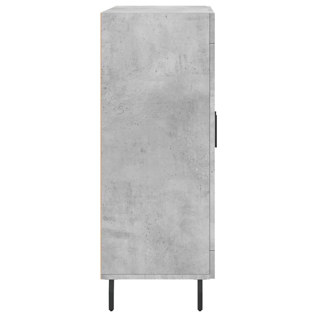 Dressoir 69,5X34X90 Cm Bewerkt Hout Betongrijs