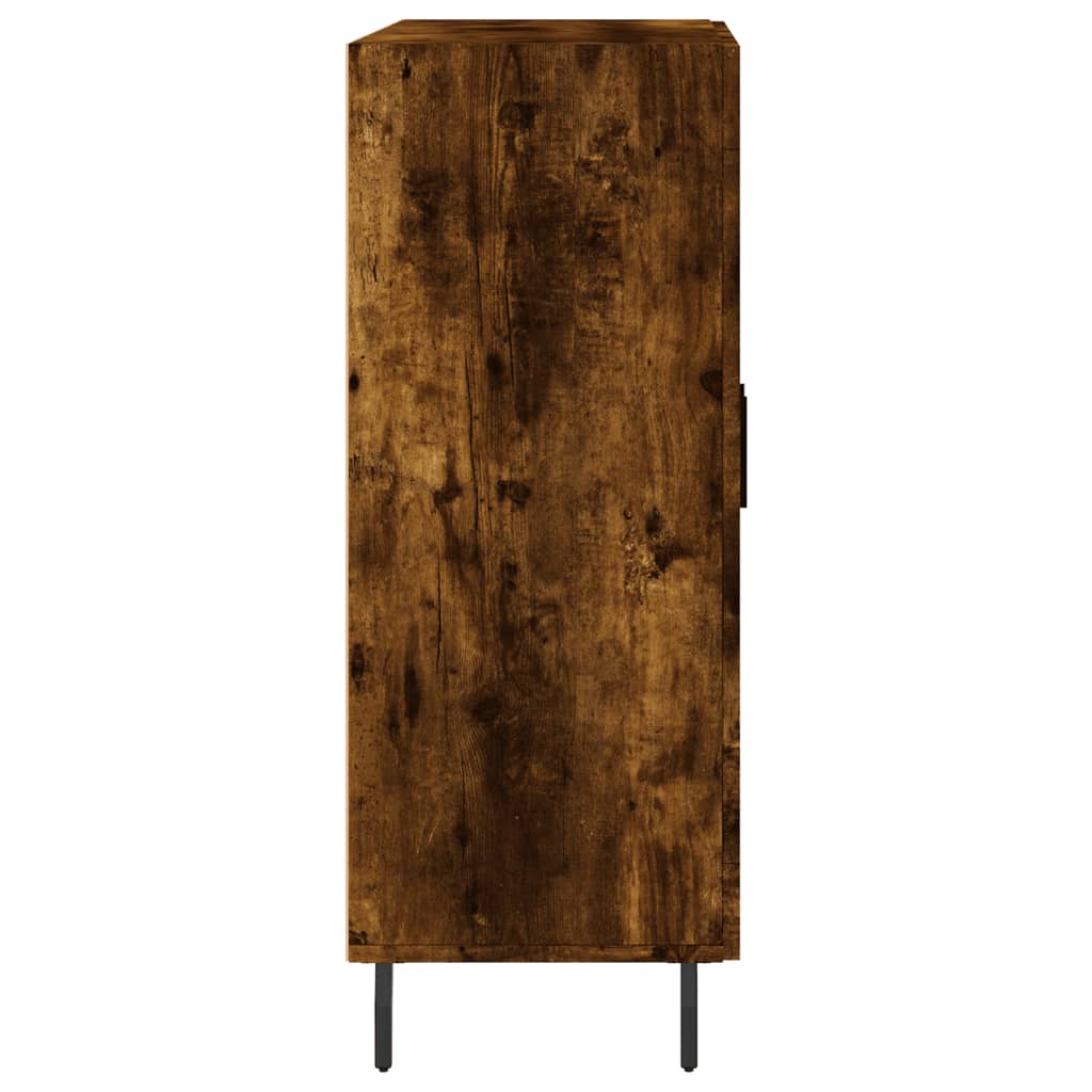 Dressoir 69,5x34x90 cm bewerkt hout gerookt eikenkleurig