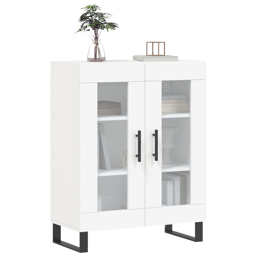 Dressoir 69,5X34X90 Cm Bewerkt Hout Wit