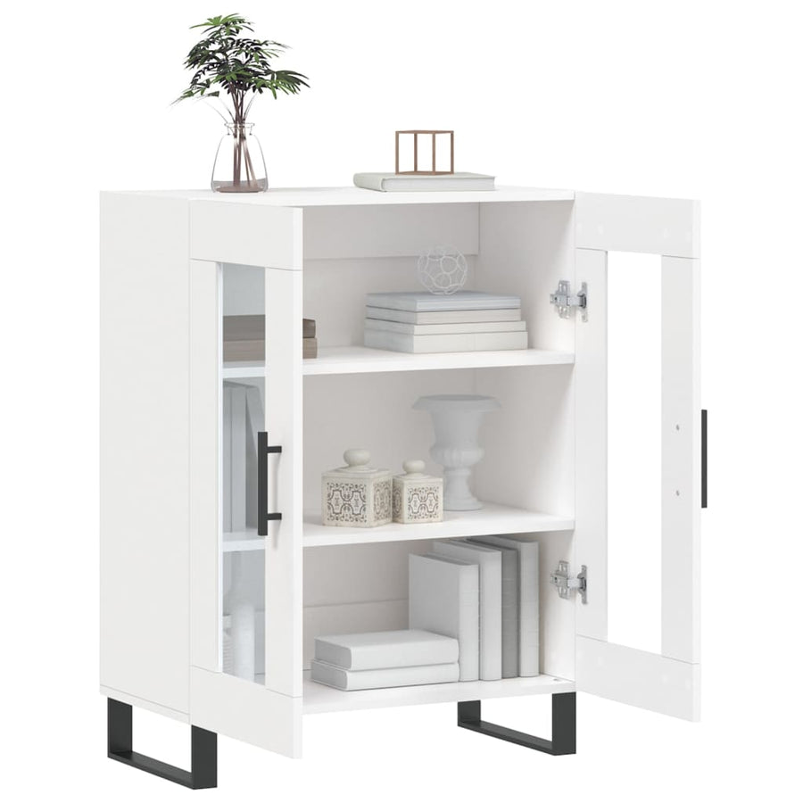 Dressoir 69,5X34X90 Cm Bewerkt Hout Wit