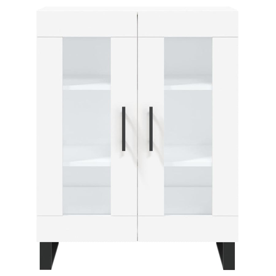 Dressoir 69,5X34X90 Cm Bewerkt Hout Wit