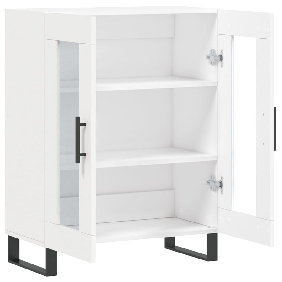 Dressoir 69,5X34X90 Cm Bewerkt Hout Wit