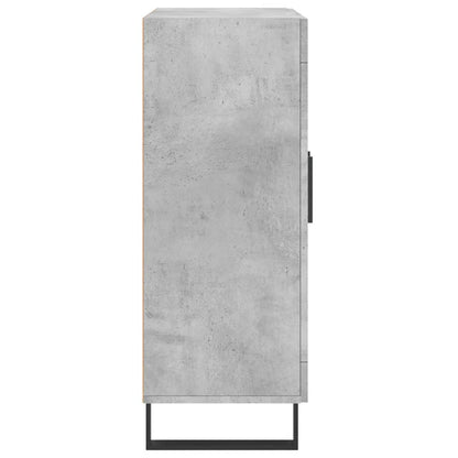 Dressoir 69,5X34X90 Cm Bewerkt Hout Betongrijs