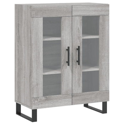 Dressoir 69,5X34X90 Cm Bewerkt Hout Grijs Sonoma Eikenkleurig