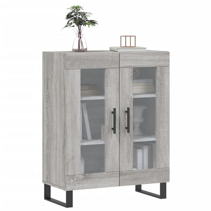 Dressoir 69,5X34X90 Cm Bewerkt Hout Grijs Sonoma Eikenkleurig