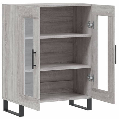 Dressoir 69,5X34X90 Cm Bewerkt Hout Grijs Sonoma Eikenkleurig