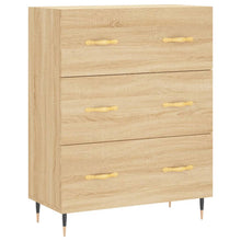 Dressoir 69,5X34X90 Cm Bewerkt Hout Sonoma Eikenkleurig