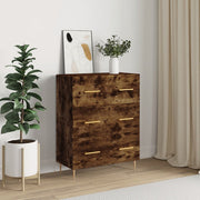 Dressoir 69,5x34x90 cm bewerkt hout gerookt eiken