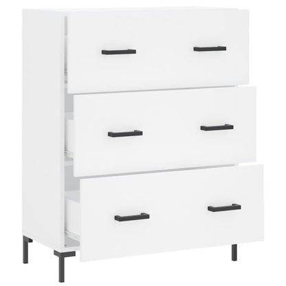 Dressoir 69,5X34X90 Cm Bewerkt Hout Wit