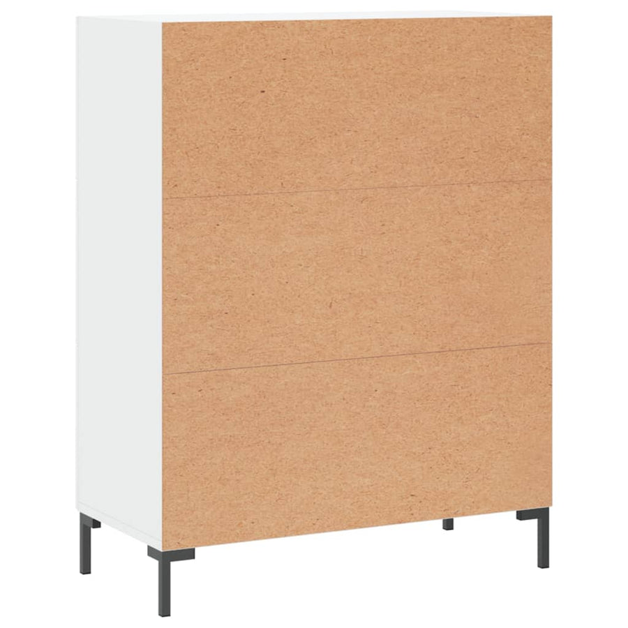 Dressoir 69,5X34X90 Cm Bewerkt Hout Wit