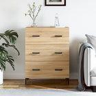 Sideboard 69.5x34x90 cm engineered wood Sonoma oak-coloured