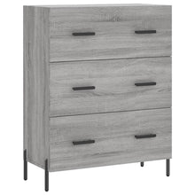 Dressoir 69,5X34X90 Cm Bewerkt Hout Grijs Sonoma Eikenkleurig