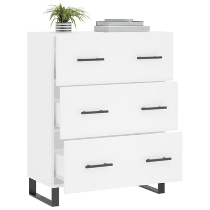 Dressoir 69,5X34X90 Cm Bewerkt Hout Wit
