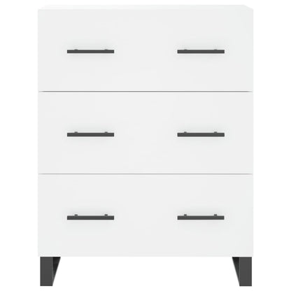 Dressoir 69,5X34X90 Cm Bewerkt Hout Wit