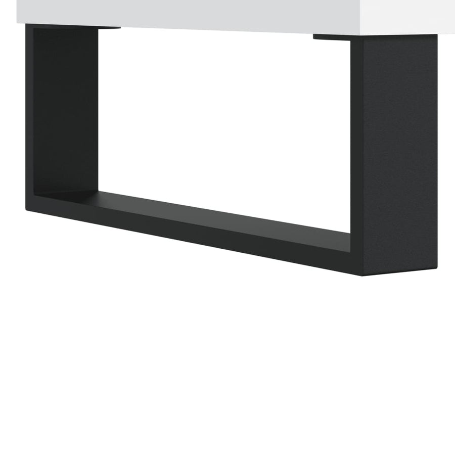 Dressoir 69,5X34X90 Cm Bewerkt Hout Wit