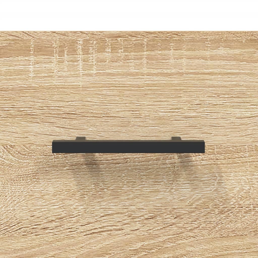 Dressoir 69,5x34x90 cm bewerkt hout sonoma eikenkleurig