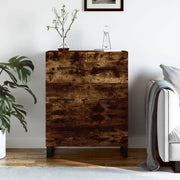 Sideboard 69.5x34x90 cm engineered wood smoked oak-colored
