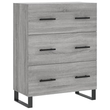 Dressoir 69,5X34X90 Cm Bewerkt Hout Grijs Sonoma Eikenkleurig