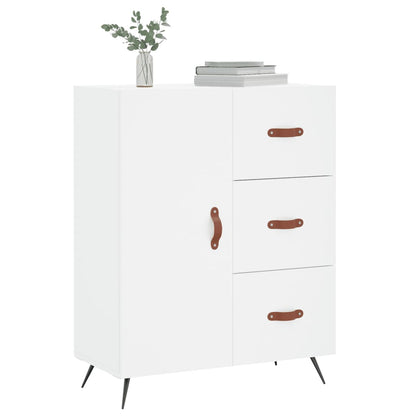 Dressoir 69,5X34X90 Cm Bewerkt Hout Wit