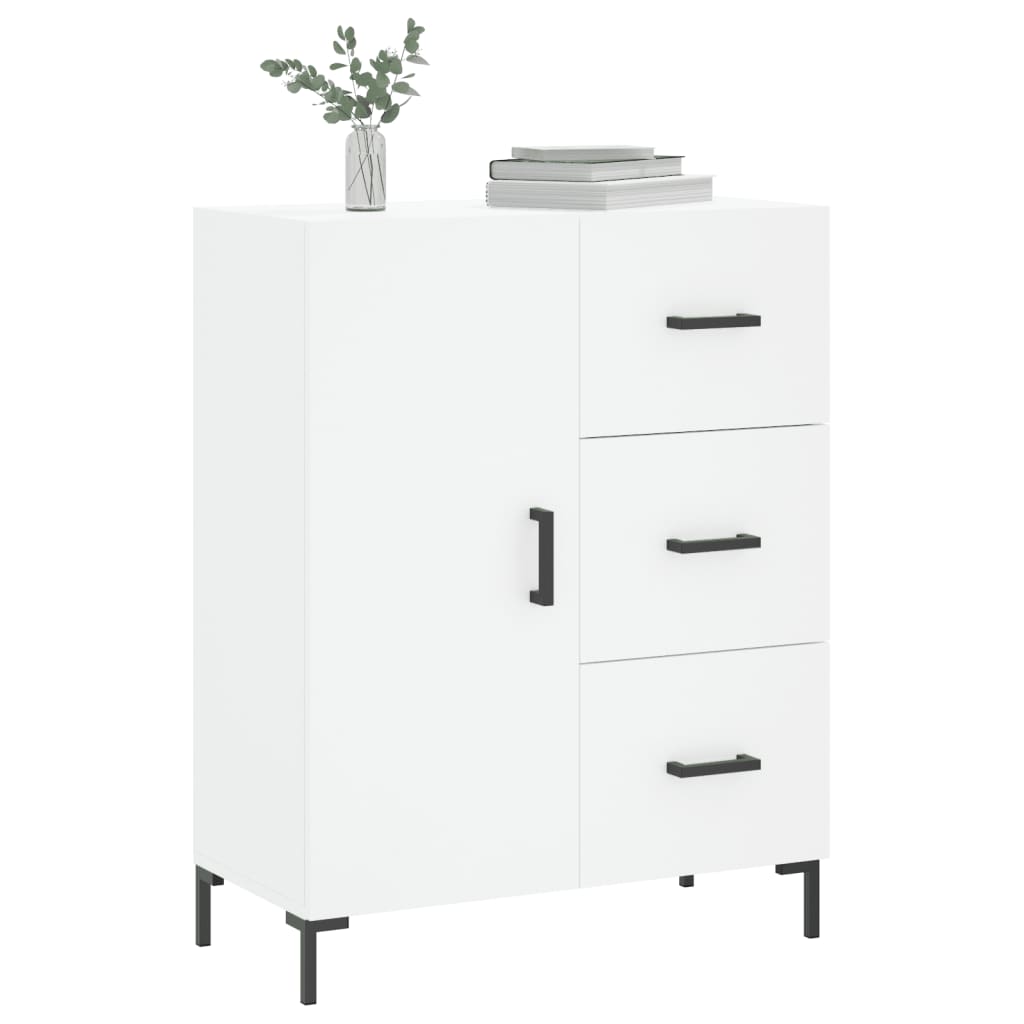 Dressoir 69,5x34x90 cm bewerkt hout wit