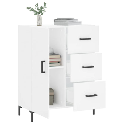 Dressoir 69,5x34x90 cm bewerkt hout wit