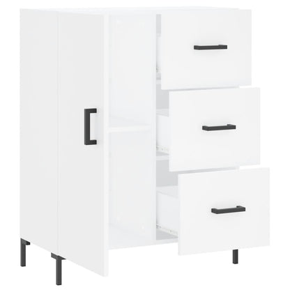 Dressoir 69,5x34x90 cm bewerkt hout wit
