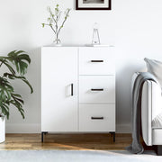 Sideboard 69.5x34x90 cm distressed white wood