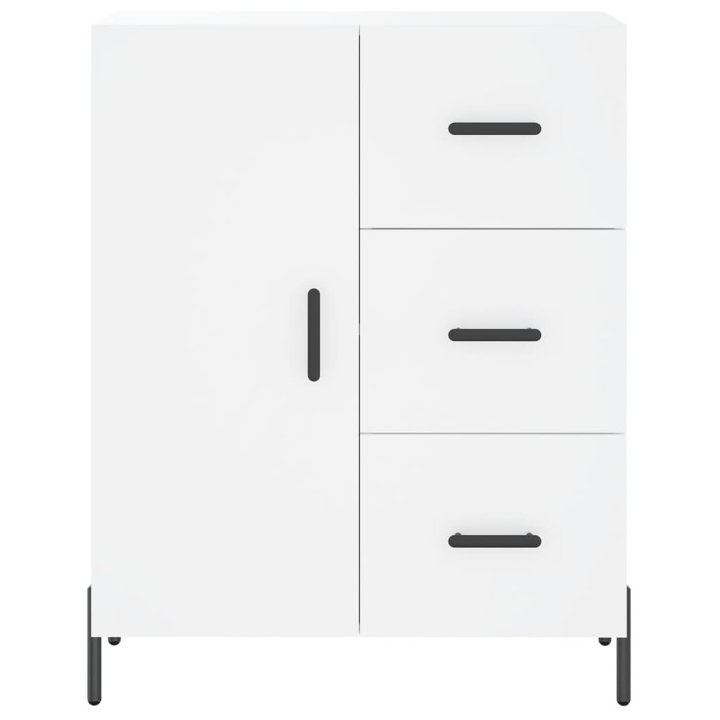 Dressoir 69,5X34X90 Cm Bewerkt Hout Wit