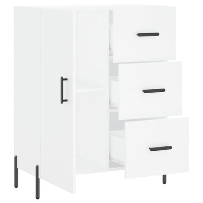 Dressoir 69,5X34X90 Cm Bewerkt Hout Wit