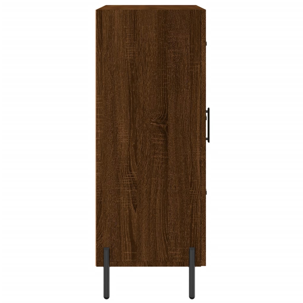 Dressoir 69,5X34X90 Cm Bewerkt Hout Bruin Eikenkleur