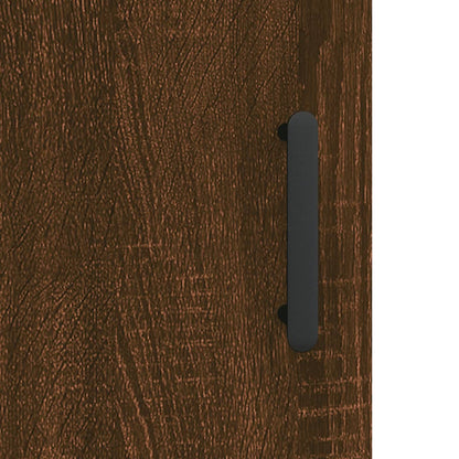 Dressoir 69,5X34X90 Cm Bewerkt Hout Bruin Eikenkleur