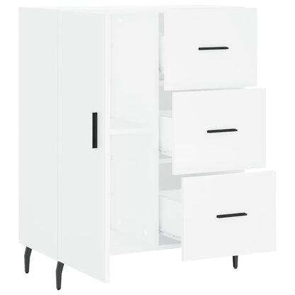 Dressoir 69,5X34X90 Cm Bewerkt Hout Wit