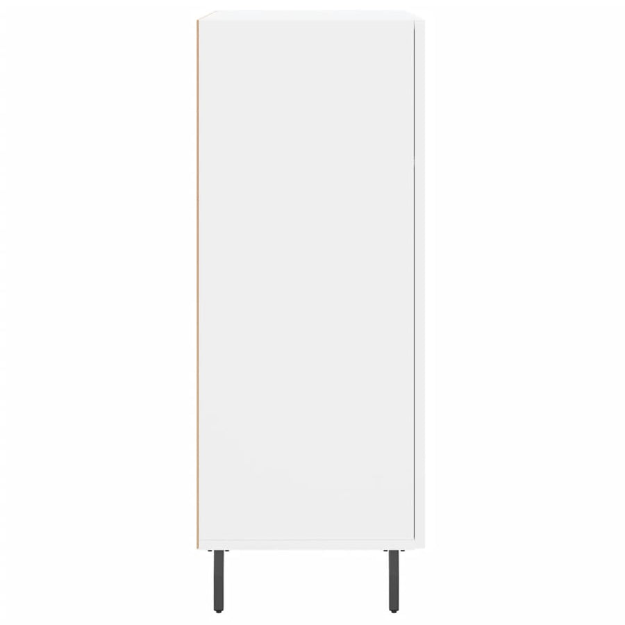 Dressoir 69,5X34X90 Cm Bewerkt Hout Wit