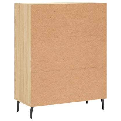 Dressoir 69,5X34X90 Cm Bewerkt Hout Sonoma Eikenkleurig