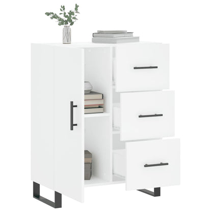 Dressoir 69,5X34X90 Cm Bewerkt Hout Wit
