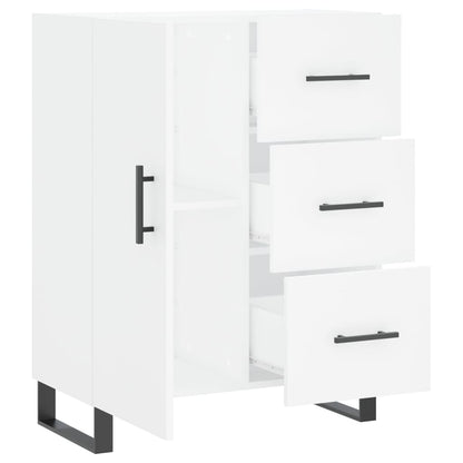Dressoir 69,5X34X90 Cm Bewerkt Hout Wit