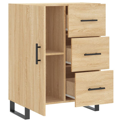 Dressoir 69,5X34X90 Cm Bewerkt Hout Kleurig Sonoma eiken