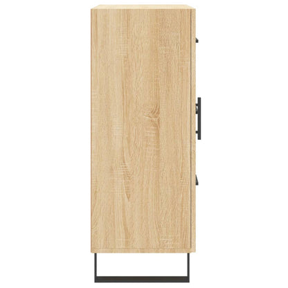 Dressoir 69,5X34X90 Cm Bewerkt Hout Kleurig Sonoma eiken