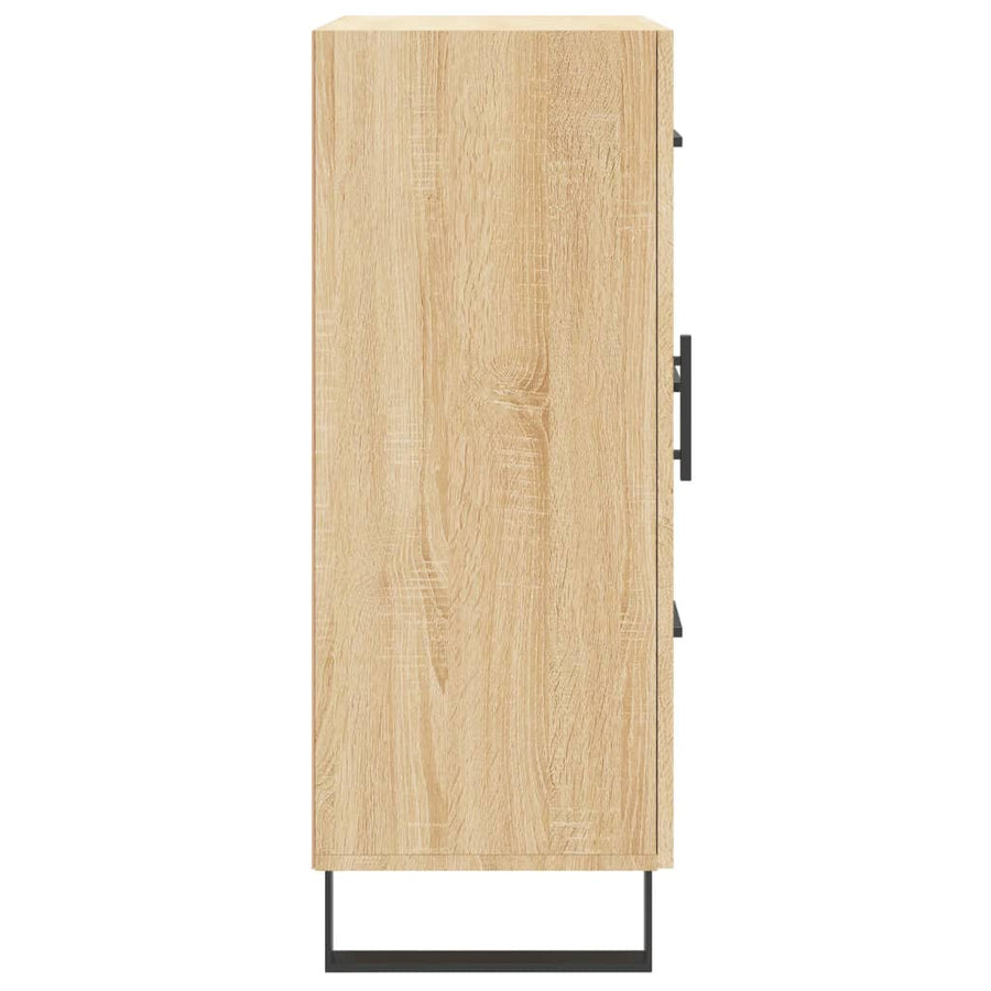 Dressoir 69,5X34X90 Cm Bewerkt Hout Kleurig Sonoma eiken