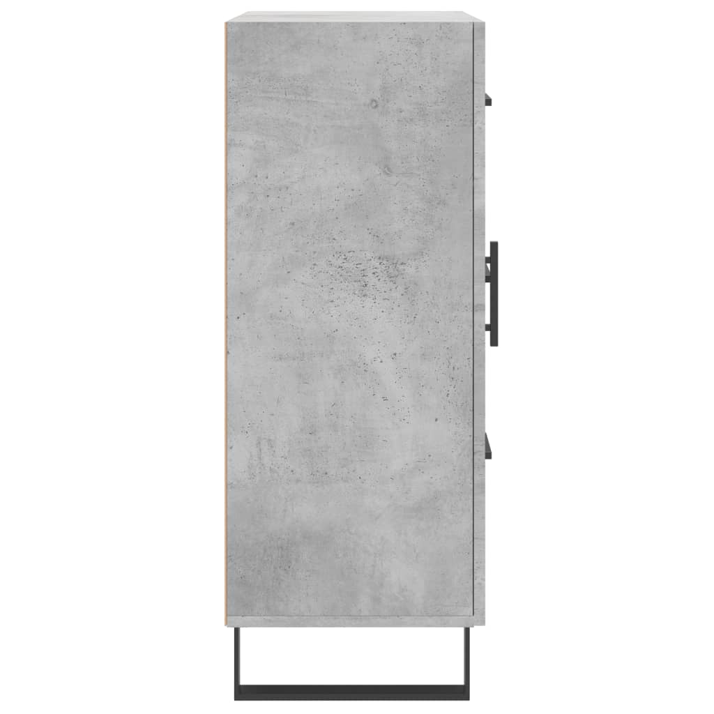 Dressoir 69,5X34X90 Cm Bewerkt Hout Betongrijs