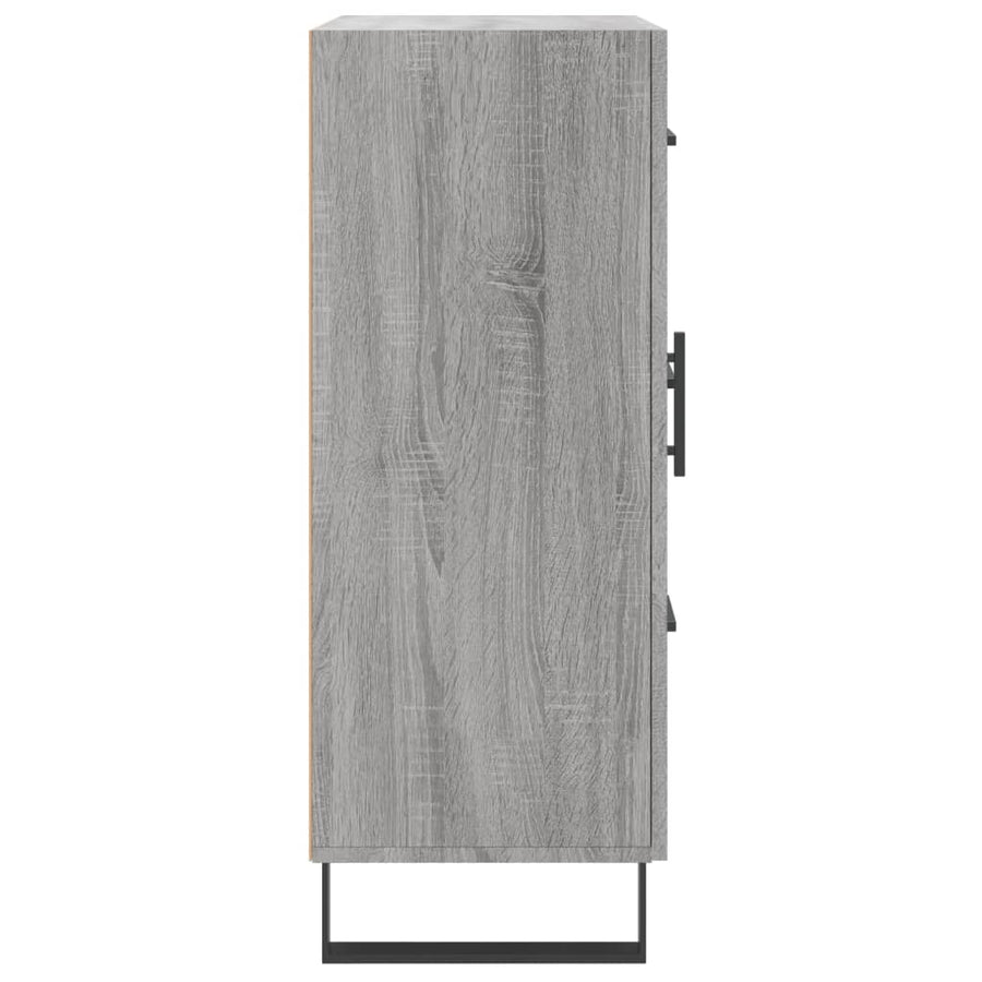 Dressoir 69,5X34X90 Cm Bewerkt Hout Grijs Sonoma Eikenkleurig