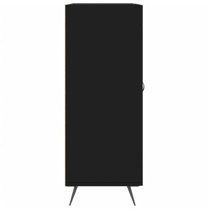 Dressoir 69,5X34X90 Cm Bewerkt Hout Zwart