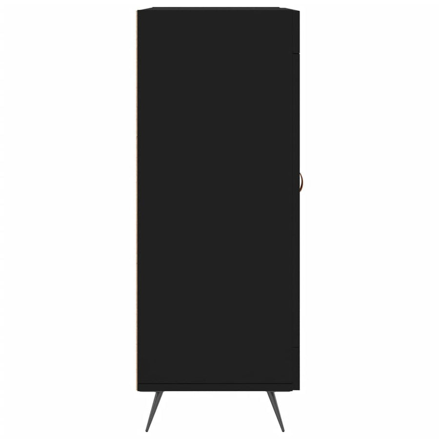 Dressoir 69,5X34X90 Cm Bewerkt Hout Zwart