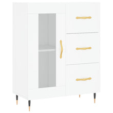 Dressoir 69,5X34X90 Cm Bewerkt Hout Wit