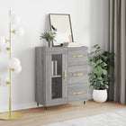 Sideboard 69.5x34x90 cm engineered wood grey Sonoma oak look
