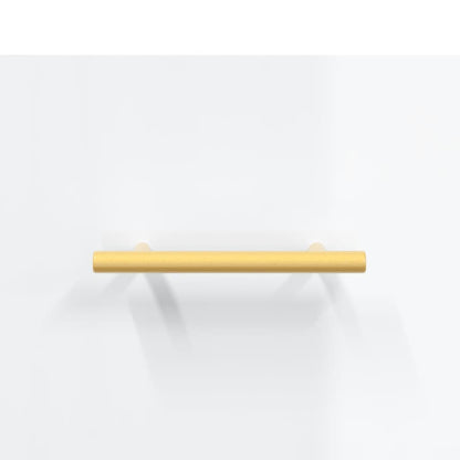 Dressoir 69,5X34X90 Cm Bewerkt Hout Hoogglans Wit