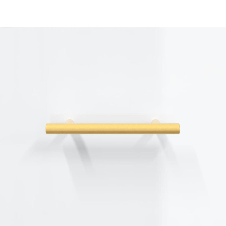 Dressoir 69,5X34X90 Cm Bewerkt Hout Hoogglans Wit