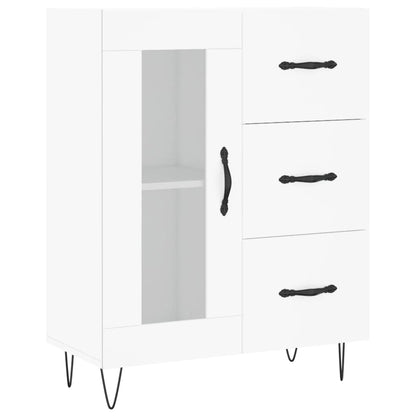 Dressoir 69,5X34X90 Cm Bewerkt Hout Wit